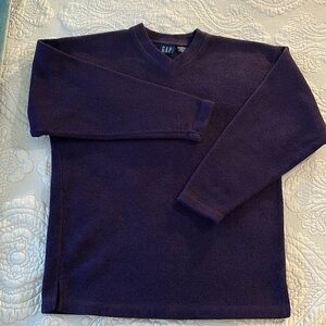 GAP~Purple polar fleece popover top